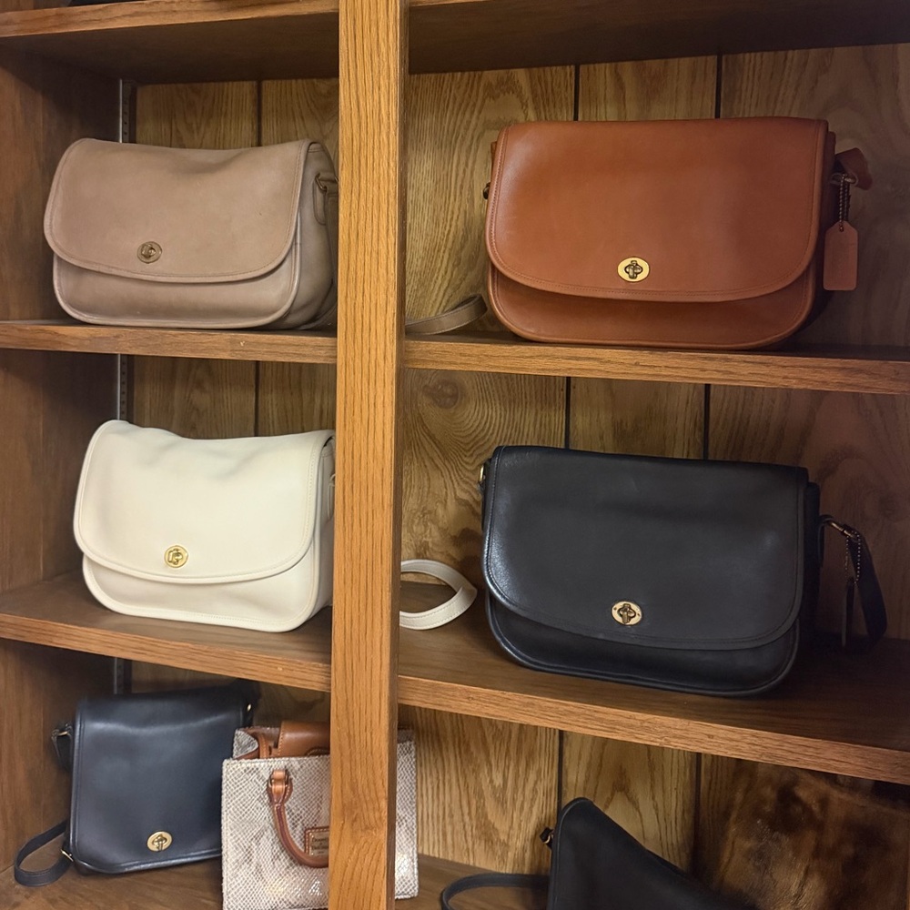 Coach Crossbody Bags #9790 in Black, Taupe or Cream City Bag